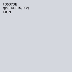 #D5D7DE - Iron Color Image