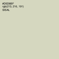 #D5D8BF - Sisal Color Image