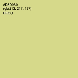 #D5D989 - Deco Color Image