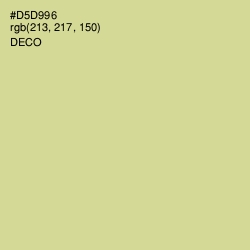 #D5D996 - Deco Color Image