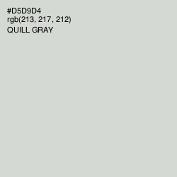 #D5D9D4 - Quill Gray Color Image