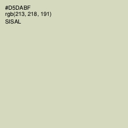 #D5DABF - Sisal Color Image