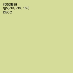 #D5DB98 - Deco Color Image