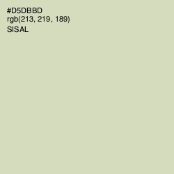 #D5DBBD - Sisal Color Image