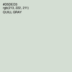 #D5DED3 - Quill Gray Color Image