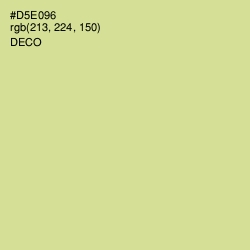 #D5E096 - Deco Color Image