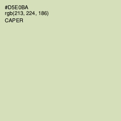 #D5E0BA - Caper Color Image