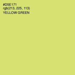 #D5E171 - Yellow Green Color Image