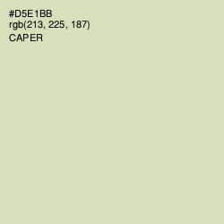 #D5E1BB - Caper Color Image