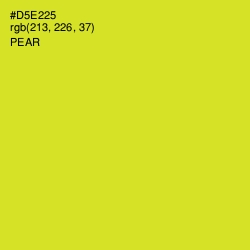 #D5E225 - Pear Color Image
