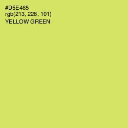 #D5E465 - Yellow Green Color Image
