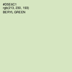 #D5E6C1 - Beryl Green Color Image