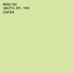 #D5E7A3 - Caper Color Image