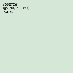 #D5E7D6 - Zanah Color Image