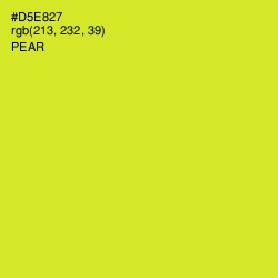 #D5E827 - Pear Color Image