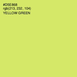 #D5E868 - Yellow Green Color Image