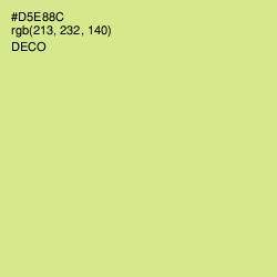 #D5E88C - Deco Color Image