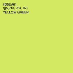 #D5EA61 - Yellow Green Color Image