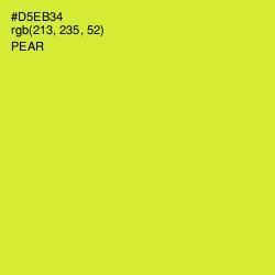 #D5EB34 - Pear Color Image