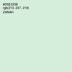 #D5EDDB - Zanah Color Image