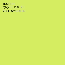 #D5EE61 - Yellow Green Color Image