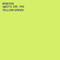 #D5EF68 - Yellow Green Color Image