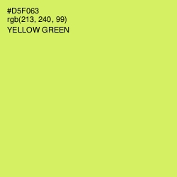 #D5F063 - Yellow Green Color Image