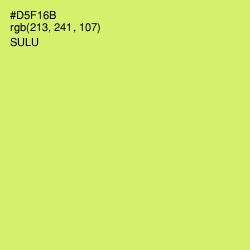 #D5F16B - Sulu Color Image