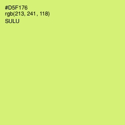 #D5F176 - Sulu Color Image