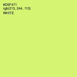 #D5F471 - Sulu Color Image