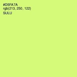 #D5FA7A - Sulu Color Image