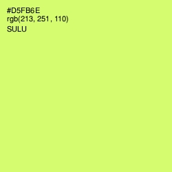 #D5FB6E - Sulu Color Image