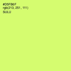 #D5FB6F - Sulu Color Image