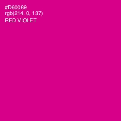 #D60089 - Red Violet Color Image