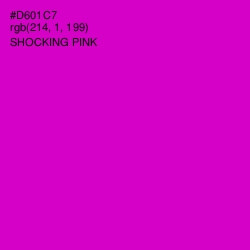 #D601C7 - Shocking Pink Color Image