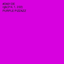 #D601DE - Purple Pizzazz Color Image