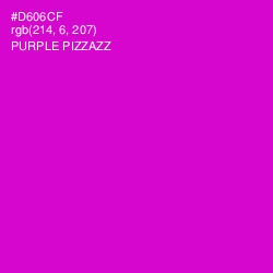 #D606CF - Purple Pizzazz Color Image