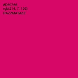 #D60766 - Razzmatazz Color Image