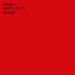 #D60911 - Monza Color Image