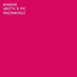 #D6095E - Razzmatazz Color Image