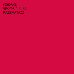 #D60A42 - Razzmatazz Color Image