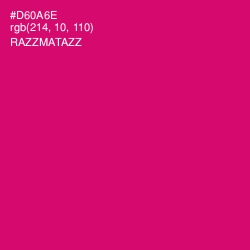 #D60A6E - Razzmatazz Color Image