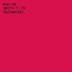 #D6114B - Razzmatazz Color Image