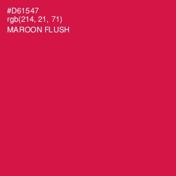 #D61547 - Maroon Flush Color Image