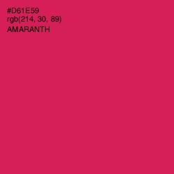 #D61E59 - Amaranth Color Image