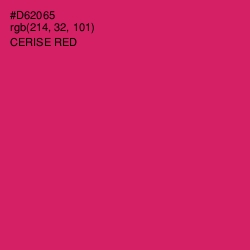 #D62065 - Cerise Red Color Image