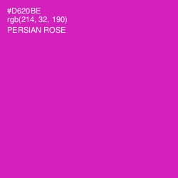 #D620BE - Persian Rose Color Image