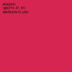 #D62551 - Maroon Flush Color Image