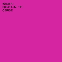 #D625A1 - Cerise Color Image