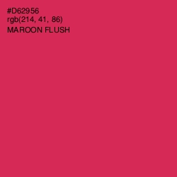 #D62956 - Maroon Flush Color Image